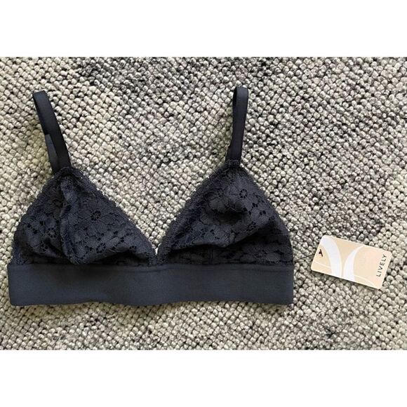 Lively The Floral Lace Bralette in Night Sky - Picture 4 of 8